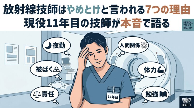 放射線技師　就職難のイメージ画像