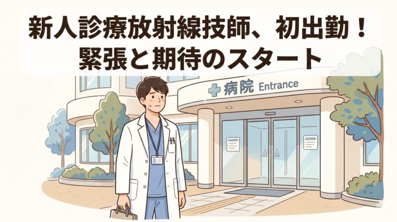 放射線技師1年目のイメージイラスト