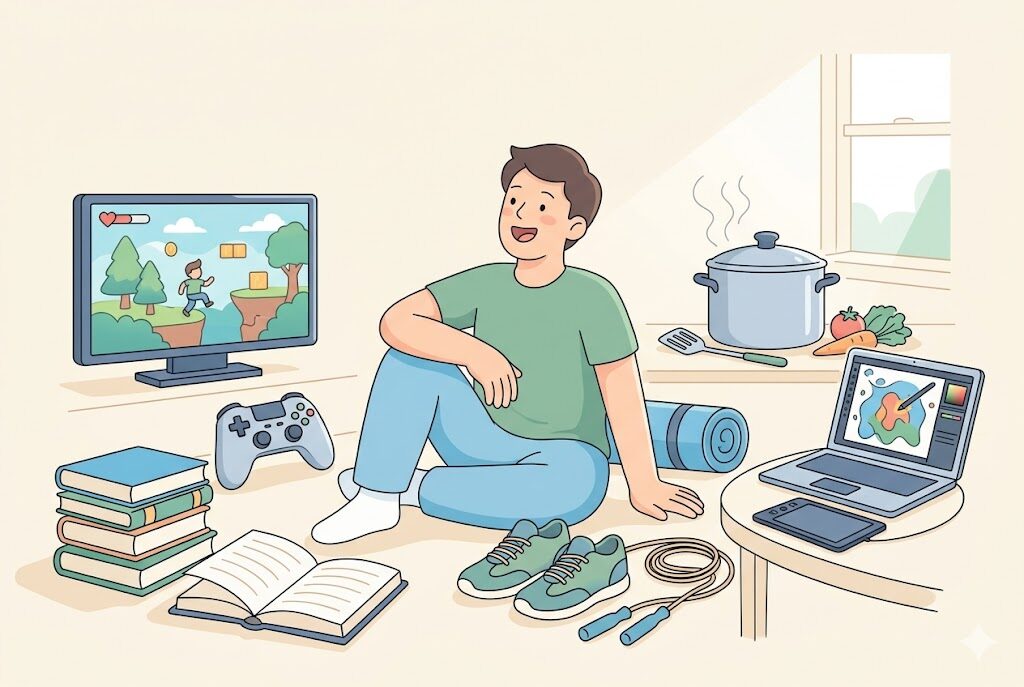 ソシャゲに飽きた後の新しい趣味のイメージ