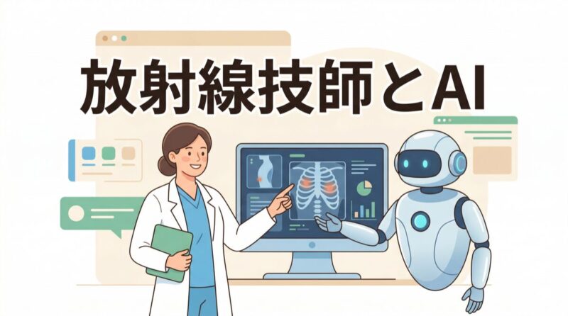 放射線技師とAIの未来を解説する記事のアイキャッチ