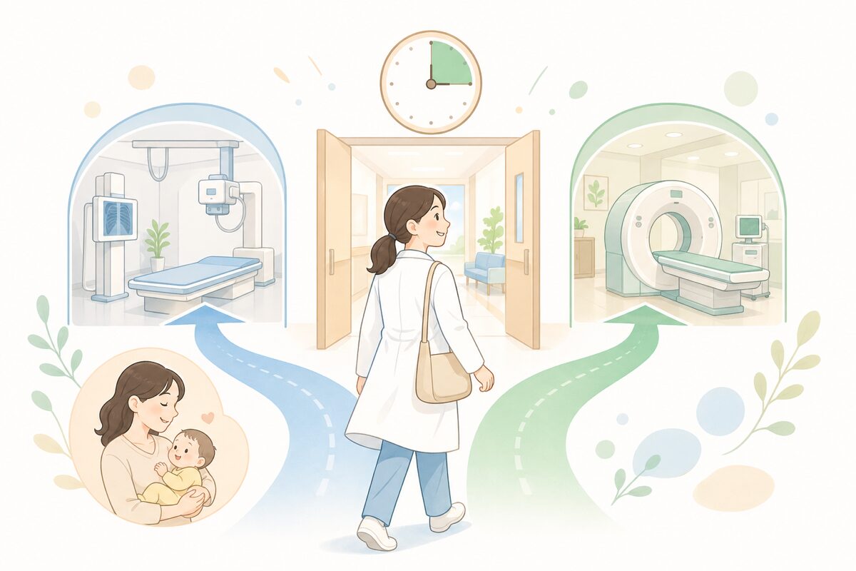 復職時のモダリティ調整イメージ