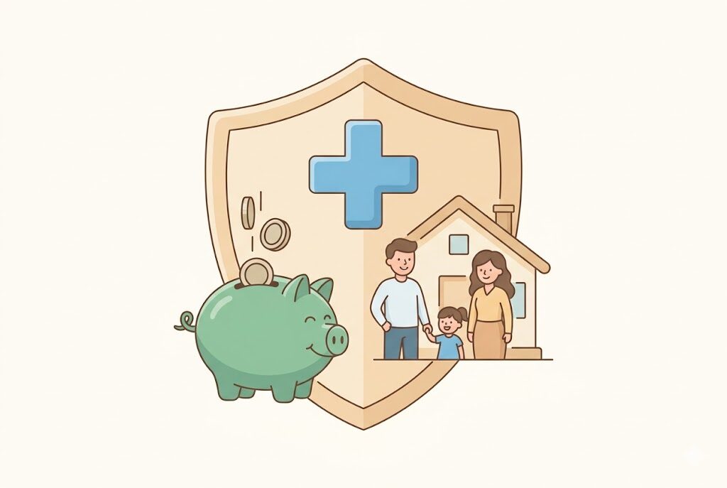 公務員放射線技師のメリットを表すイラスト