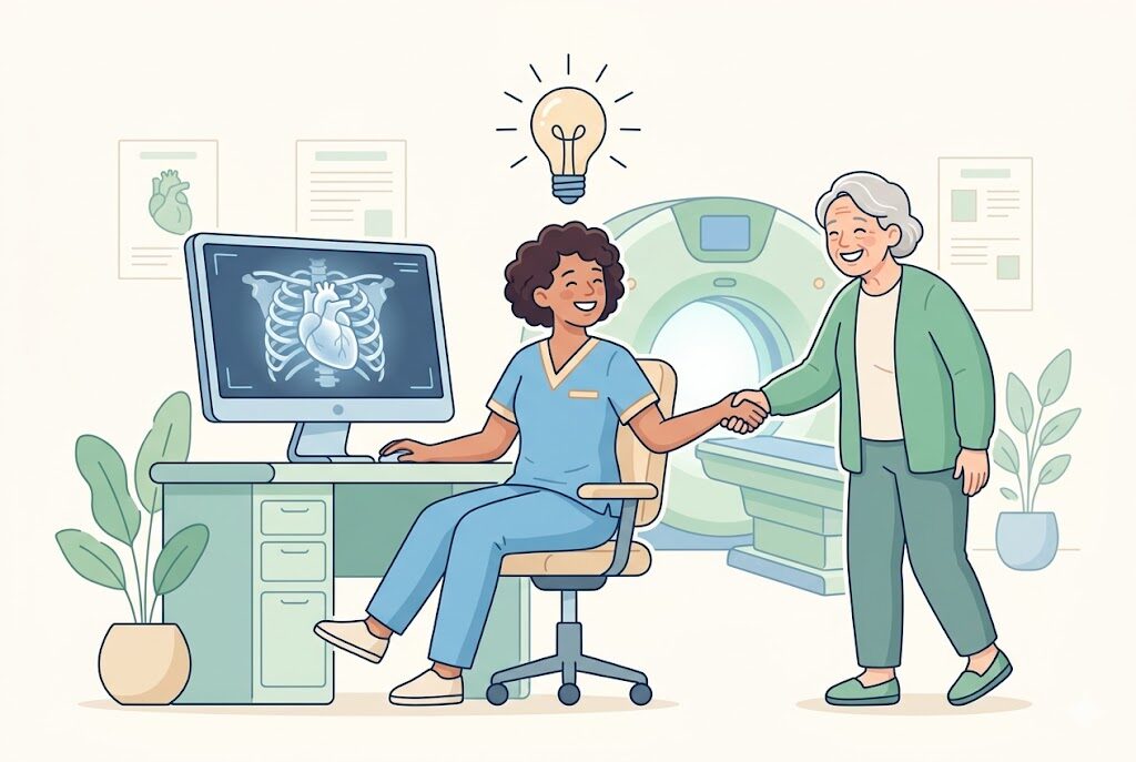 CT業務のやりがいを感じる放射線技師